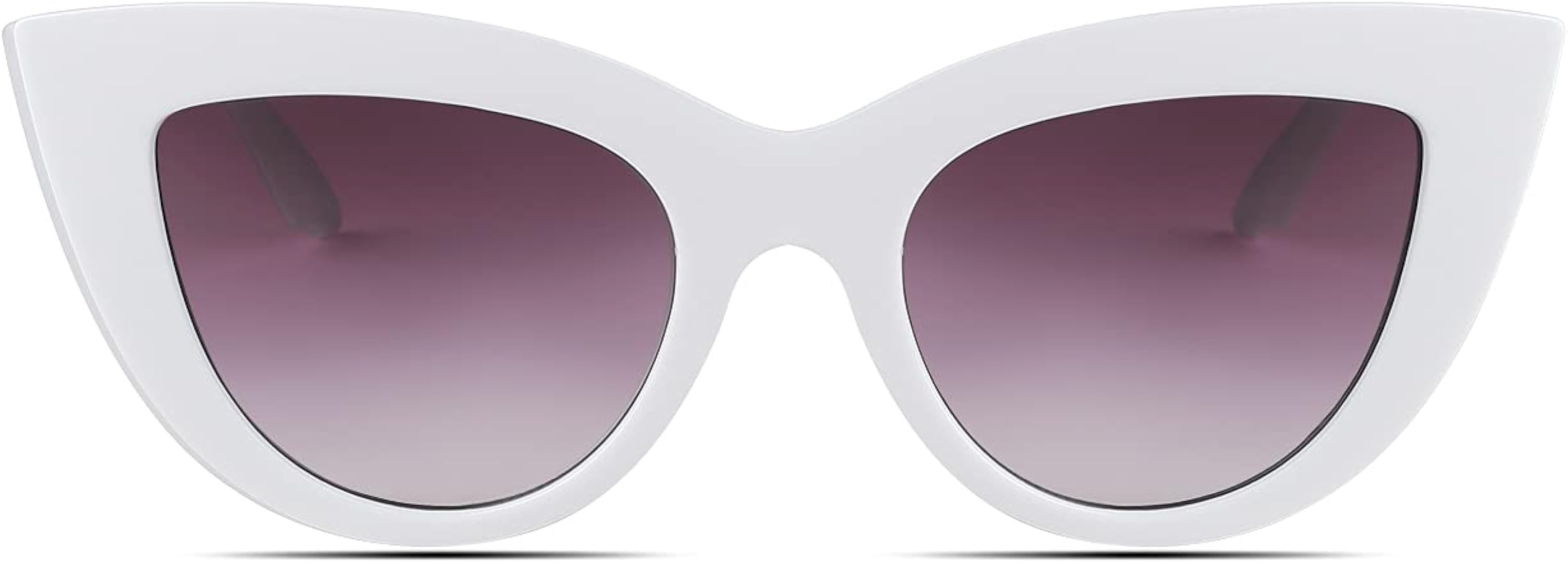 Freckles Mark Vintage Retro Cateye Sunglasses for Women Bold Colorful Cat Eye UV400 Protection | Amazon (US)