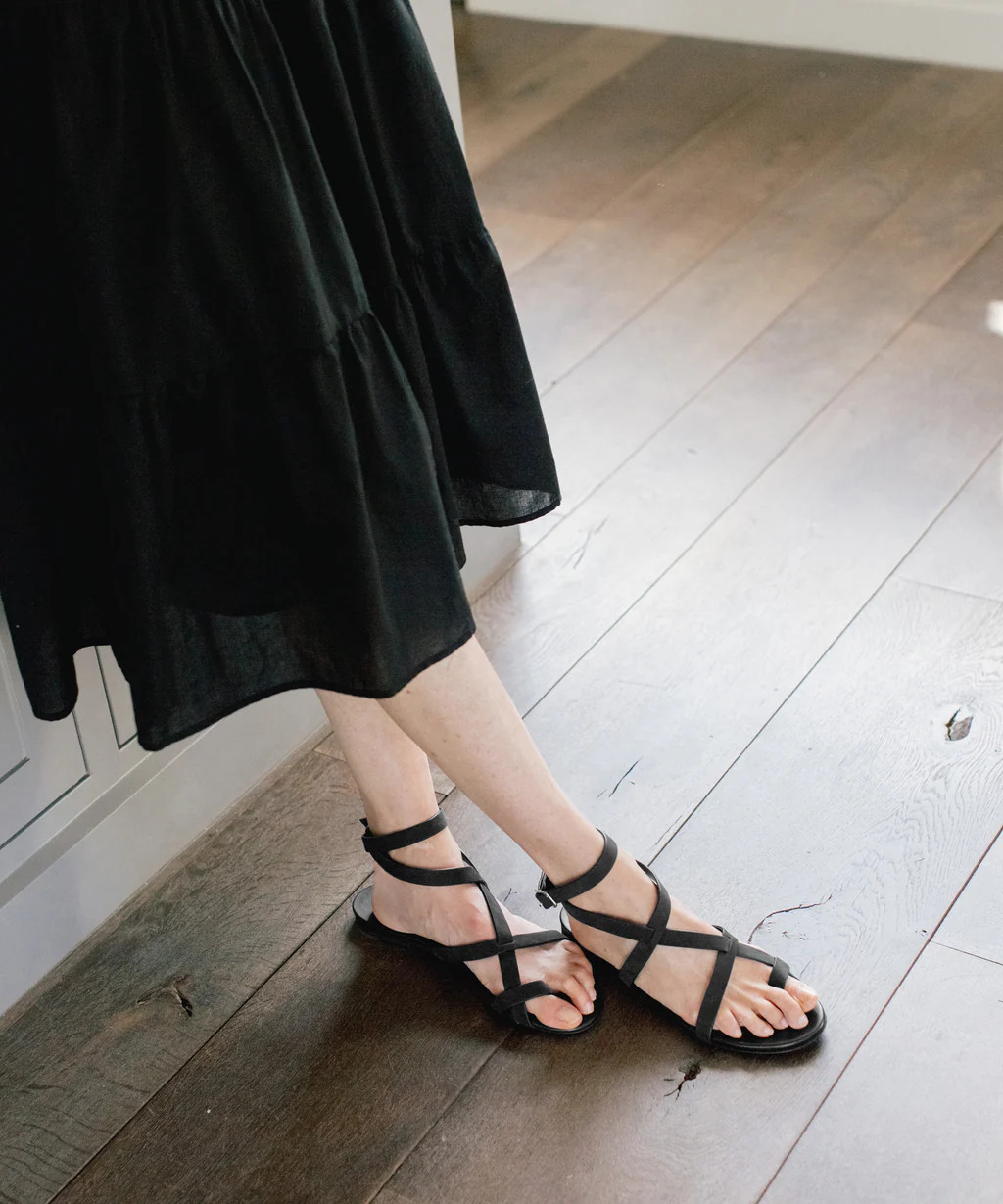 Oiled Leather Strappy Sandal | Jenni Kayne