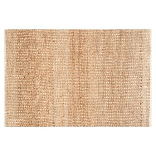 Regina Jute Rug - Ivory/Natural - Beige - Beige | Floor Covering, Carpet, Mat, Area Rug - 2'x3' | One Kings Lane