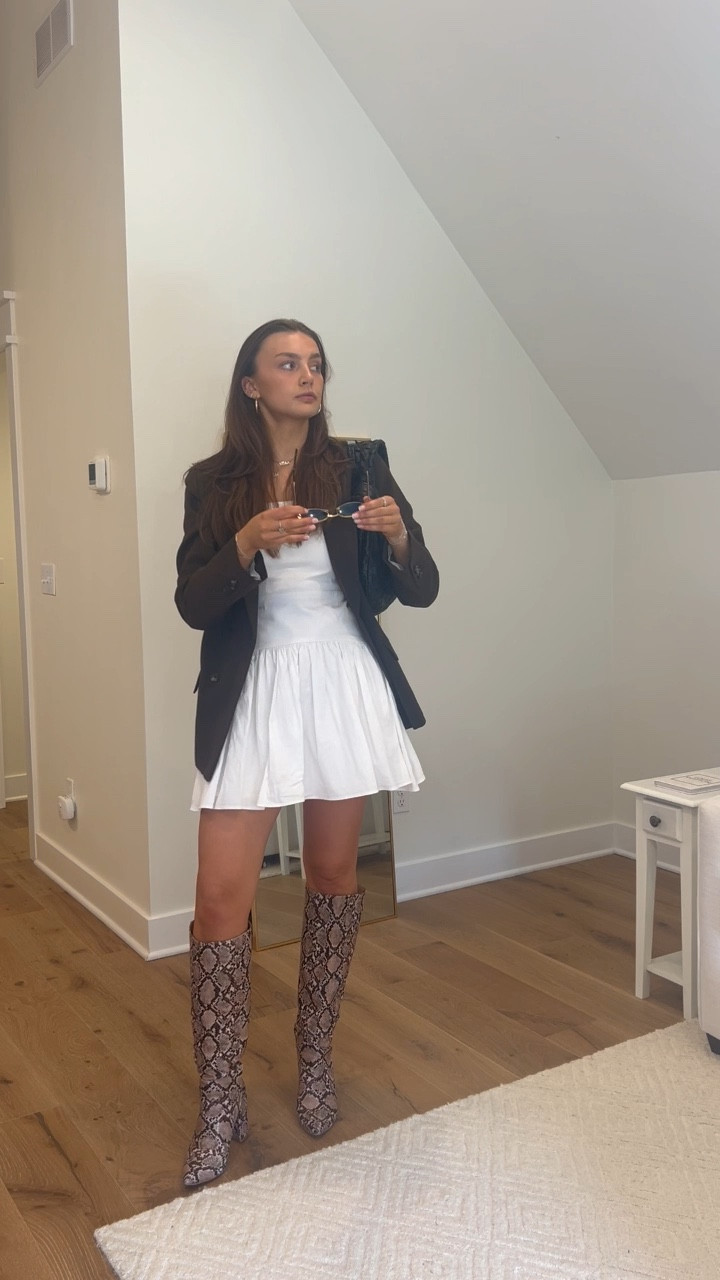 I had to rewind on yesterday’s outfit to show off my fav fall boots🐍👢 completely obsessed with these snake boots  

#LTKstyletip #LTKshoecrush #LTKSeasonal