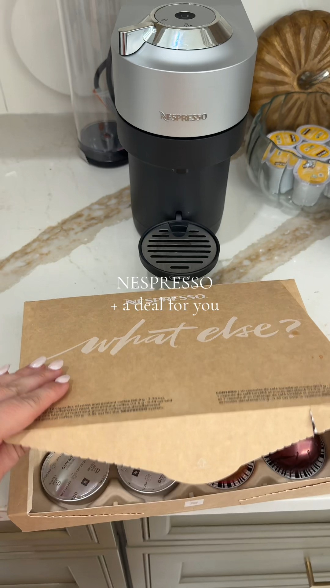Coffee shop runs are cute, but having a Nespresso at home is a whole different kind of convenience. The Vertuo Pop+ Deluxe makes coffee and espresso at the press of a button, perfect for busy mornings or an afternoon pick-me-up. 

 #LTKdayinmylife #LTKHome #LTKSaleAlert