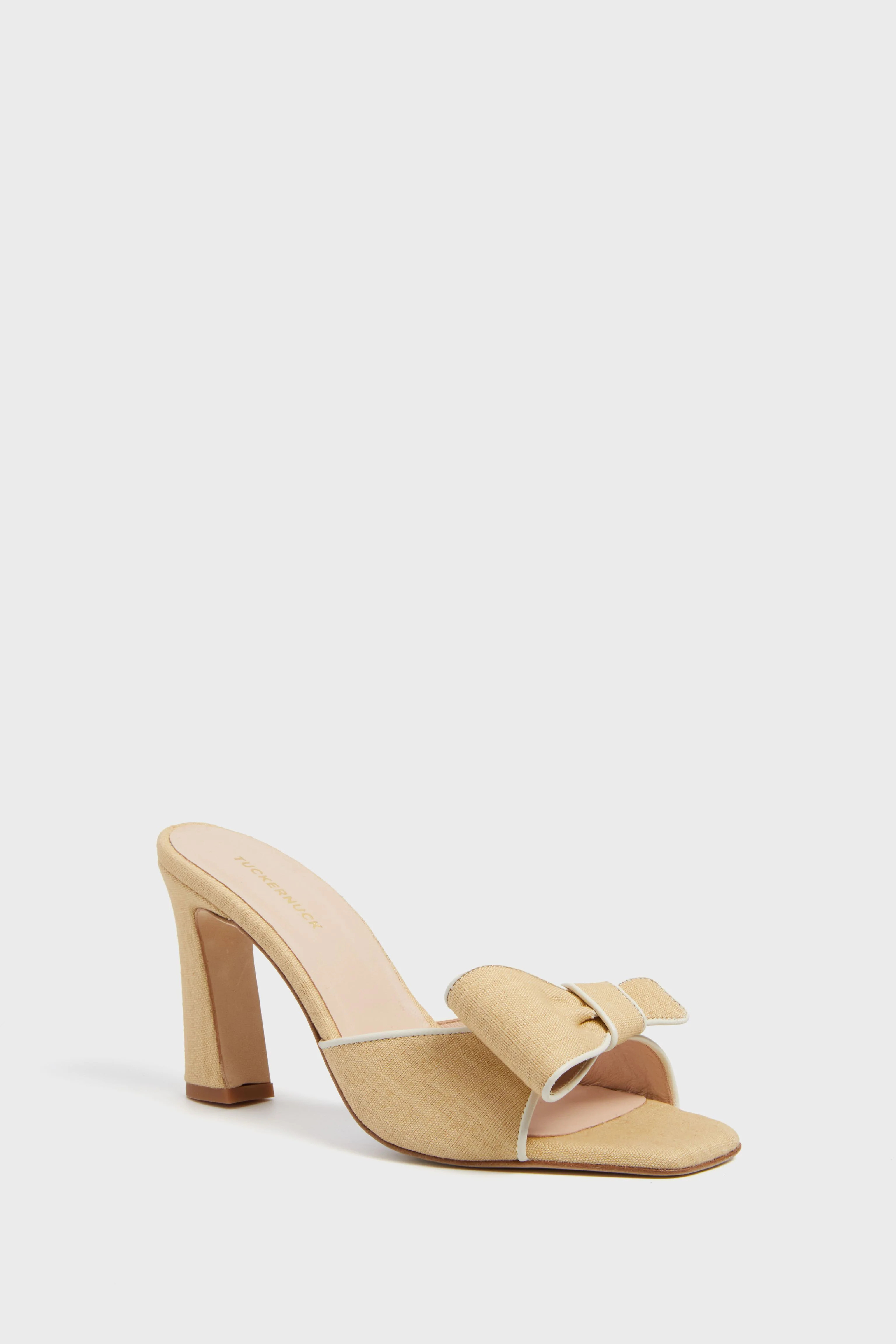 Linen Bow Sadie Heels | Tuckernuck (US)
