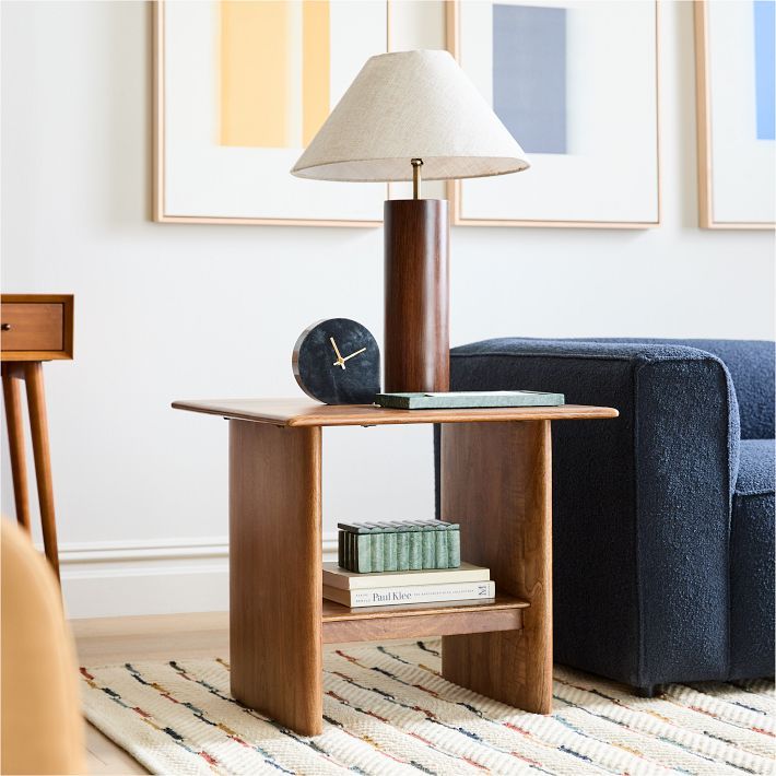 Anton Solid Wood Side Table (25") | West Elm (US)