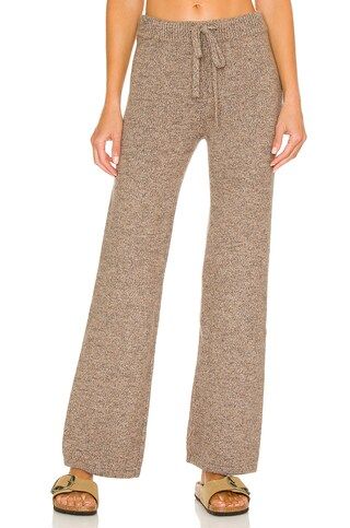 MONROW Marled Lounge Pant in Sesame from Revolve.com | Revolve Clothing (Global)