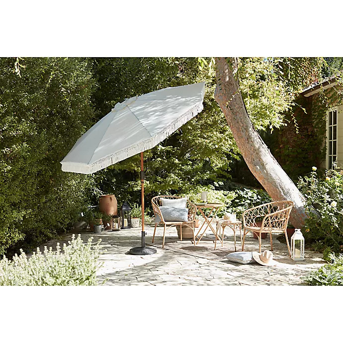 Bee & Willow™ Home Elmridge 3-Piece Wicker Outdoor Bistro Set | Bed Bath & Beyond | Bed Bath & Beyond