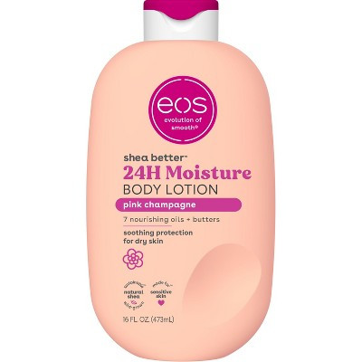 eos Shea Better 24H Moisture Body Lotion - Pink Champagne - 16oz | Target