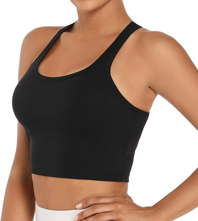 Nanomi Beauty Women Removable Padded Sports Bras Workout Running Yoga Tank Tops | Amazon (US)
