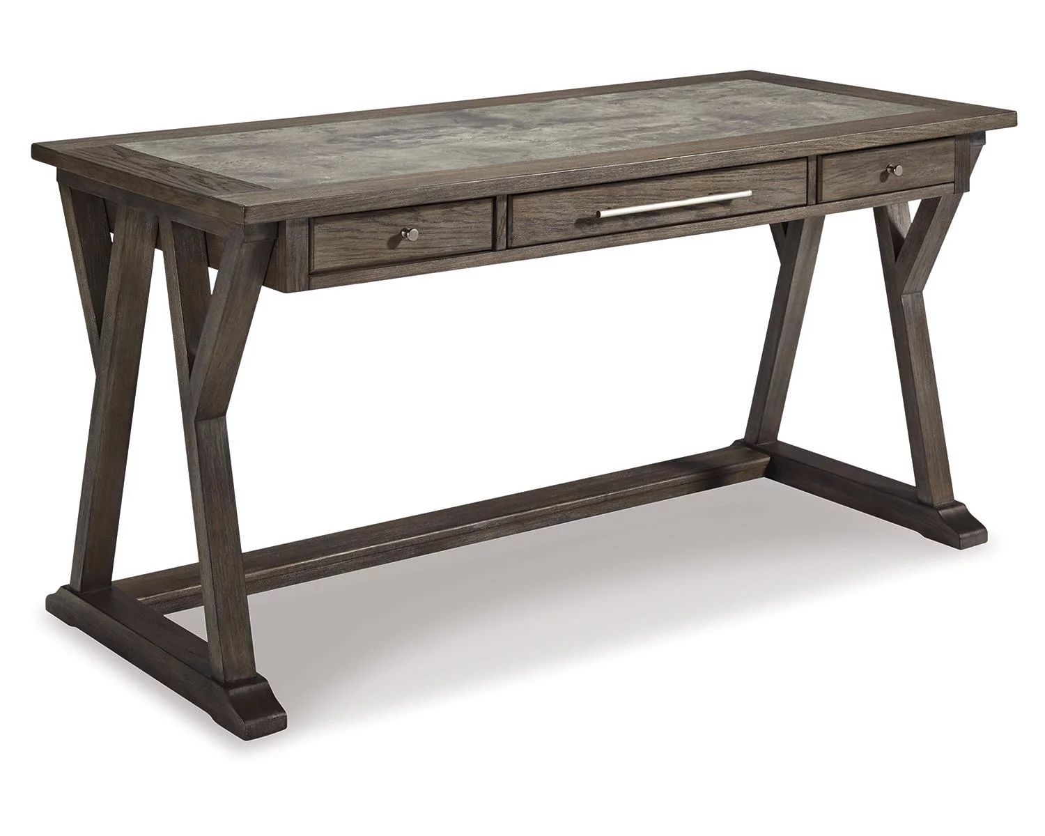 Signature Design by Ashley Luxenford Rustic Farmhouse 60 Home Office Desk with Drawers | Walmart (US)