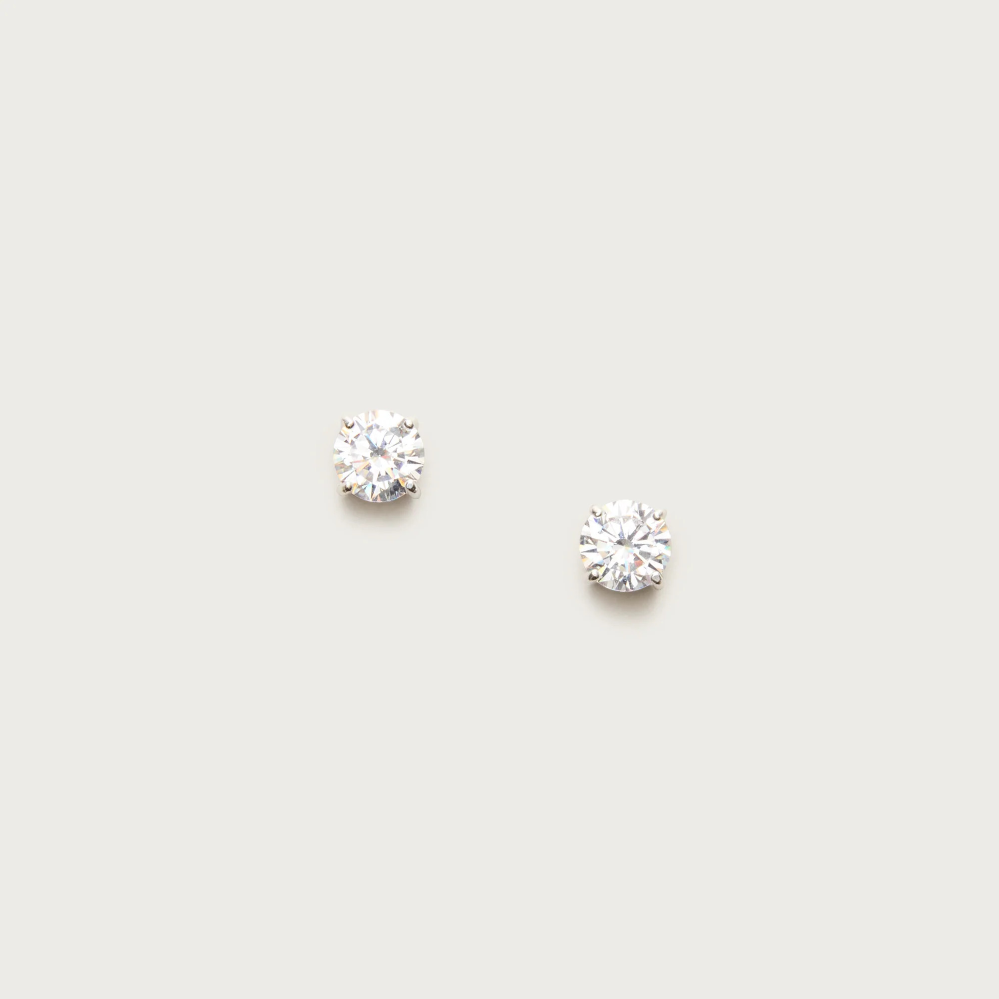 Gold vermeil cubic zirconia stud earrings | J. Crew US