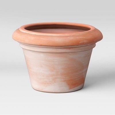 Indoor/Outdoor Stoneware Planter Terracotta - Smith & Hawken™ | Target