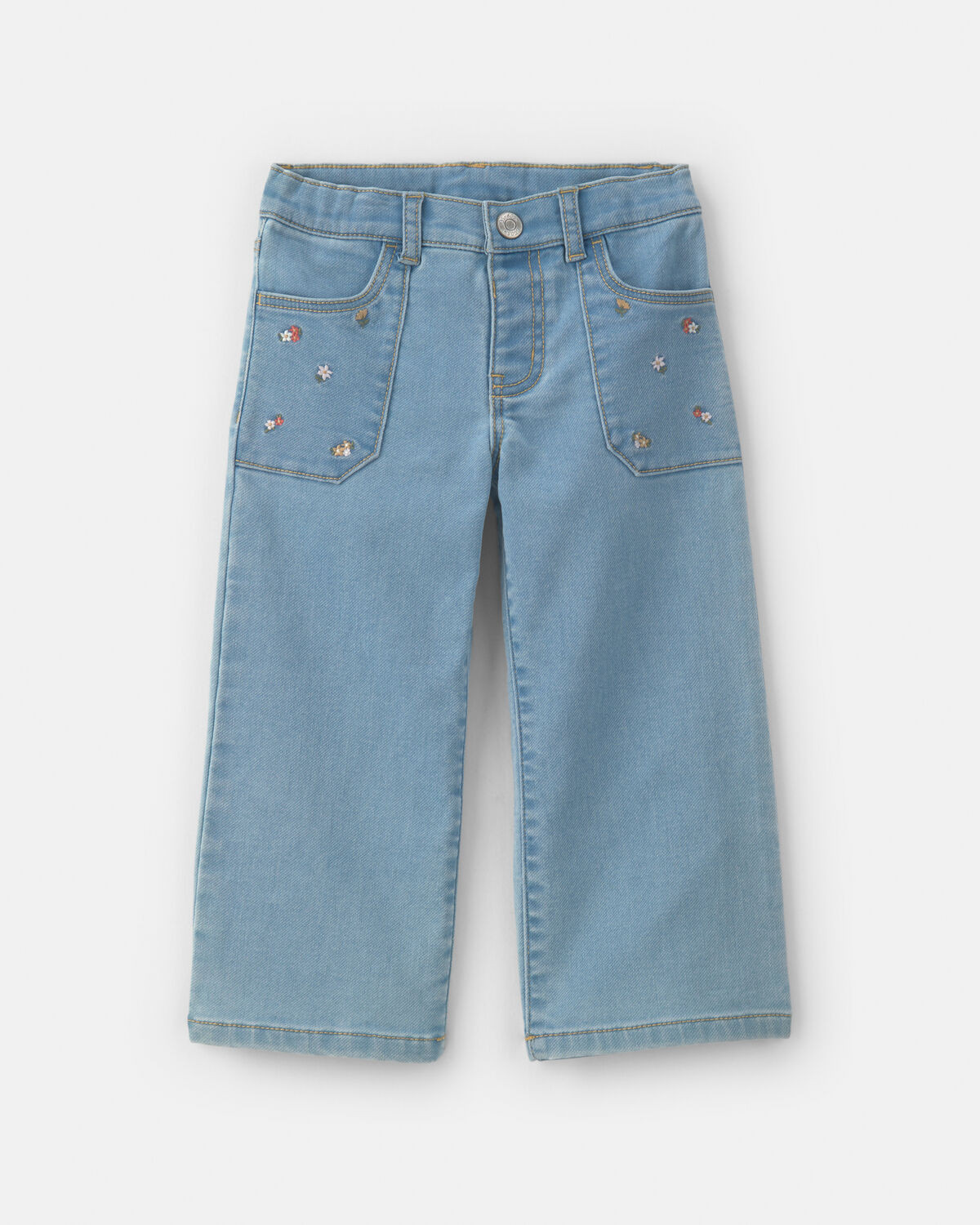 Toddler Girl Wide-Leg Jeans - Light Wash | Carter's Inc