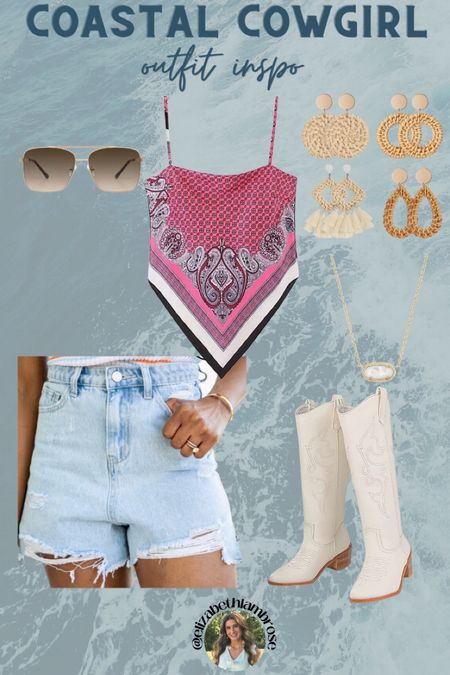 COUNTRY CONCERT INSPO🤠🤠
giving coastal cowgirl vibes with this cute top from amazon! 
absolutely love this outfit! 

concert | country | inspo | outfit | boots | country boots | cowboy boots | white boots | concert outfit


#LTKFestival #LTKstyletip #LTKparties