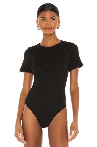OW Intimates Thea Bodysuit in Black Caviar from Revolve.com | Revolve Clothing (Global)