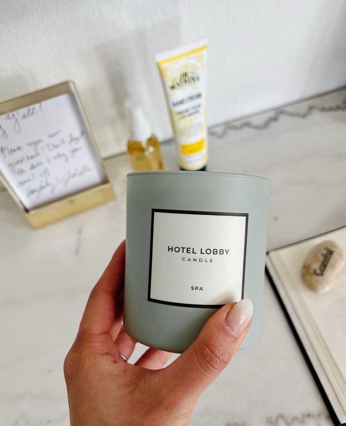 Candle I love! Great for spring. Very calming and made with eucalyptus, mint, sage, jasmine and amber. Burn time is 65 hours!

#LTKHome #LTKSeasonal