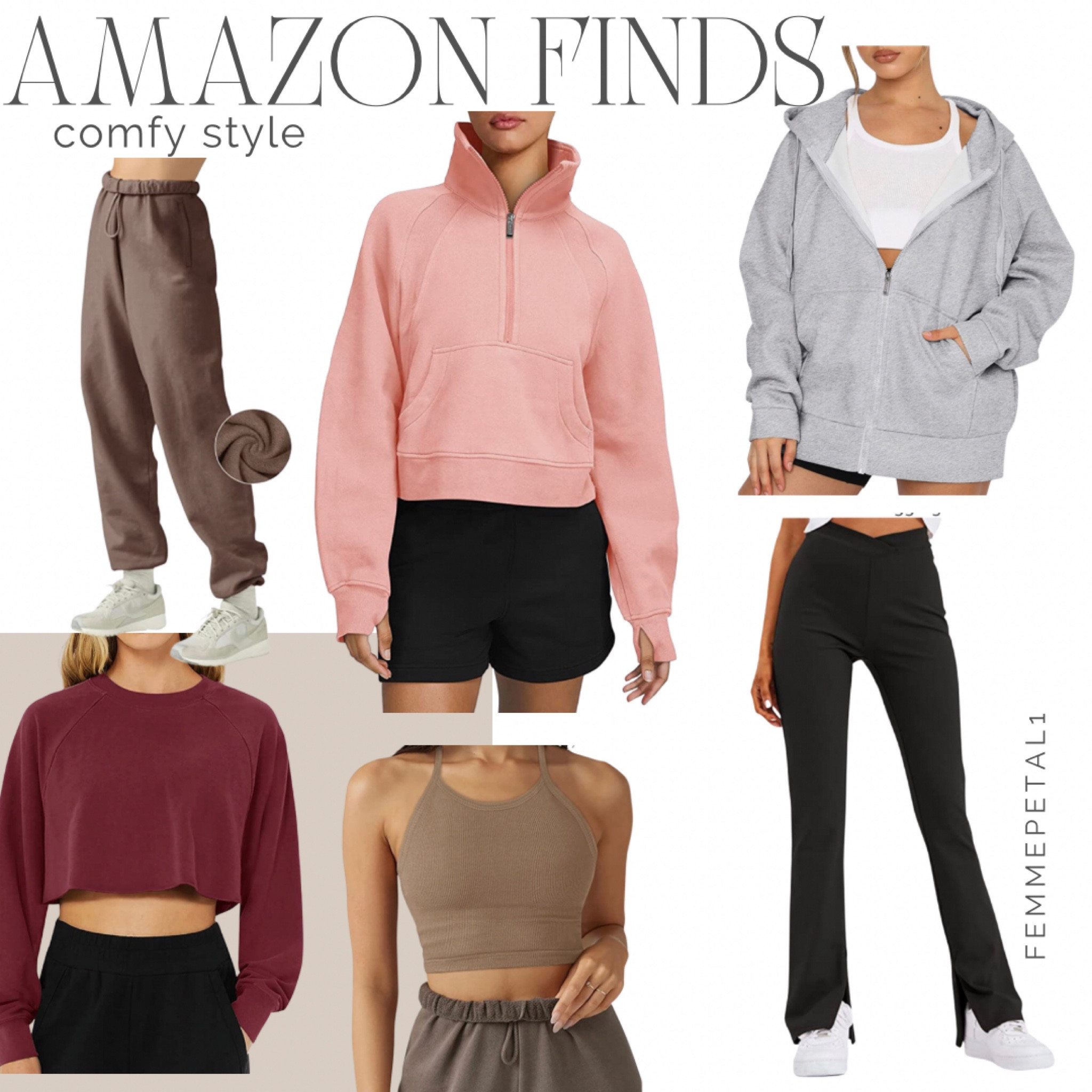 Comfy style, amazon dupes, lululemon dupe, flare leggings, viral sweatpants, cropped long sleeve workout top, amazon fashion finds 

#LTKfit #LTKunder50 #LTKFind