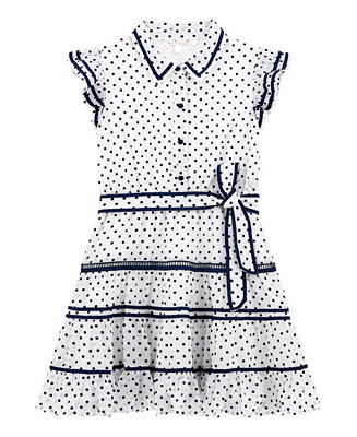 Big Girl Chiffon Belted Short Sleeve Dress | Macy's