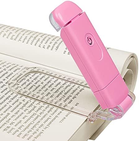 DEWENWILS USB Rechargeable Book Reading Light, Warm White, Brightness Adjustable, LED Clip on Book L | Amazon (US)