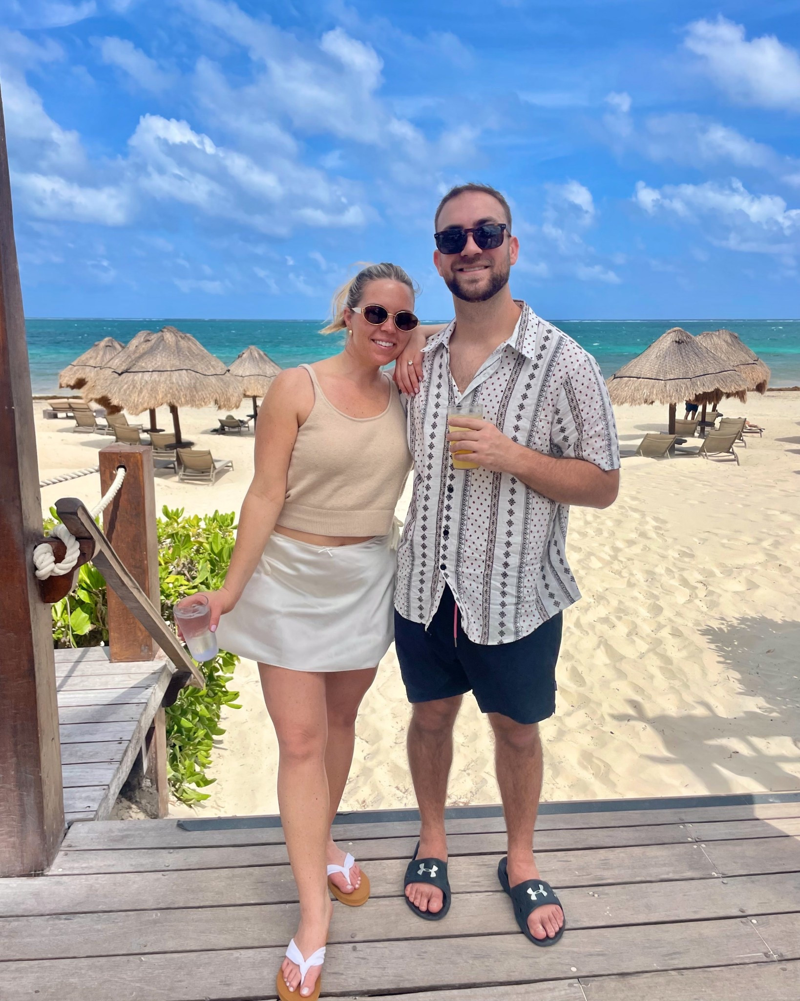 Tim & I’s beach outfits Day 1! 
Skirt is from Target and on sale for $12! Everything else linked is from Amazon. 

#LTKFindsUnder50 #LTKSaleAlert #LTKPetite