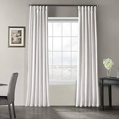 HPD Half Price Drapes PDCH-KBS1-108 Vintage Textured Faux Dupioni Silk Curtain (1 Panel), 50 X 10... | Amazon (US)