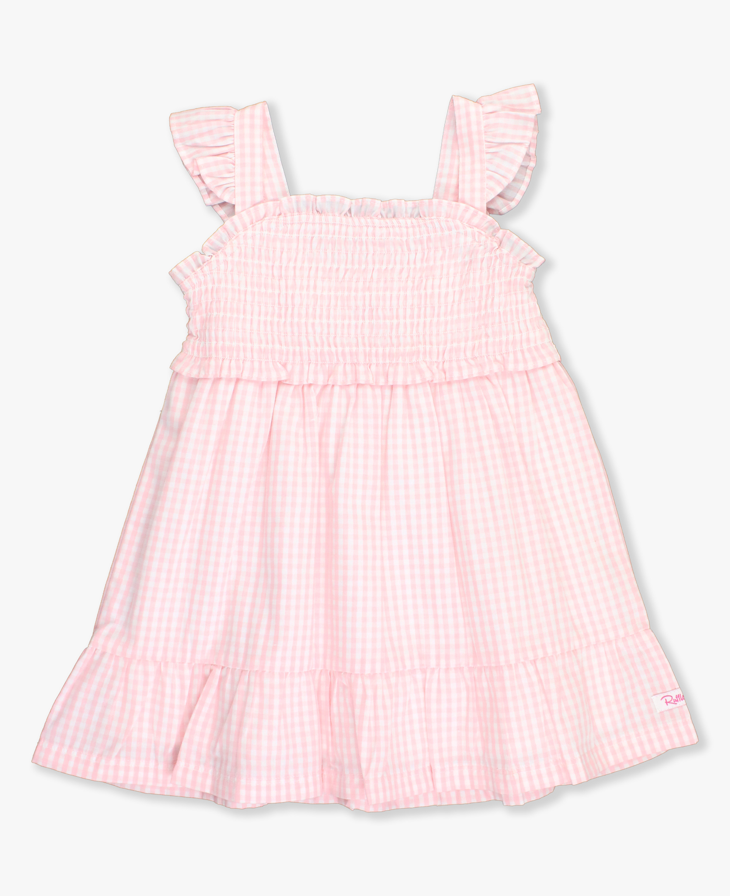 Smocked Flutter Strap Dress | RuffleButts / RuggedButts