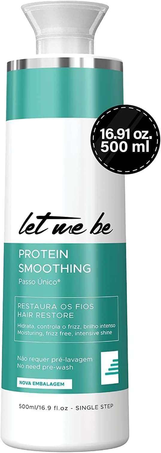 Let Me Be Sistema de alisado de proteínas para el cabello sin formol 16.9 fl oz/16.9 fl.oz | Amazon (US)