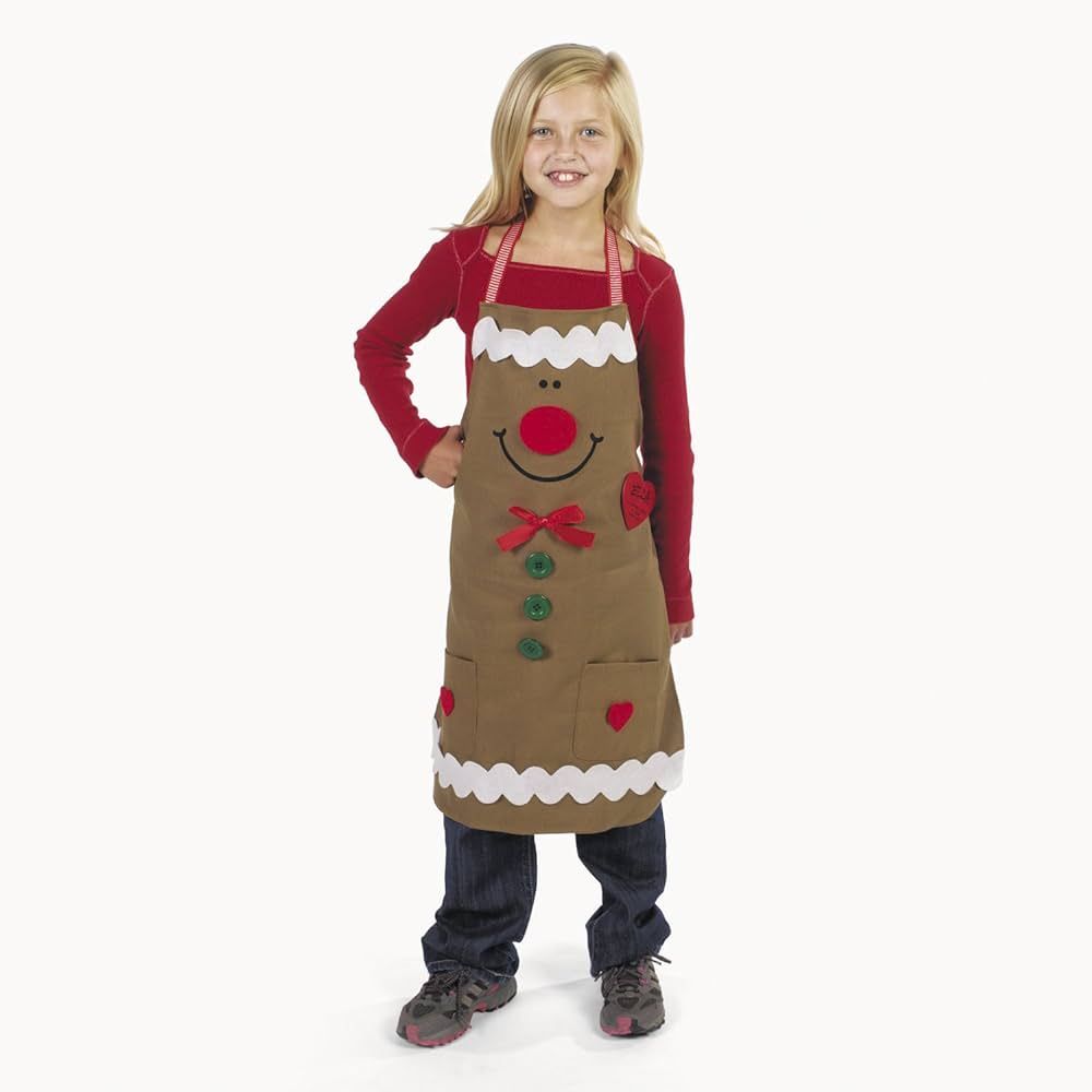 Child Size Gingerbread Apron Craft Kit - Crafts for Kids and Fun Home Activities | Amazon (US)