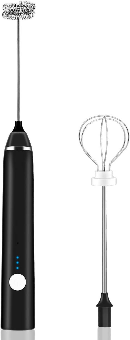 Milk Frother, Rechargeable hand-Held Electric Milk Frother 3 Adjustable USB Charging Can Be Used ... | Amazon (US)