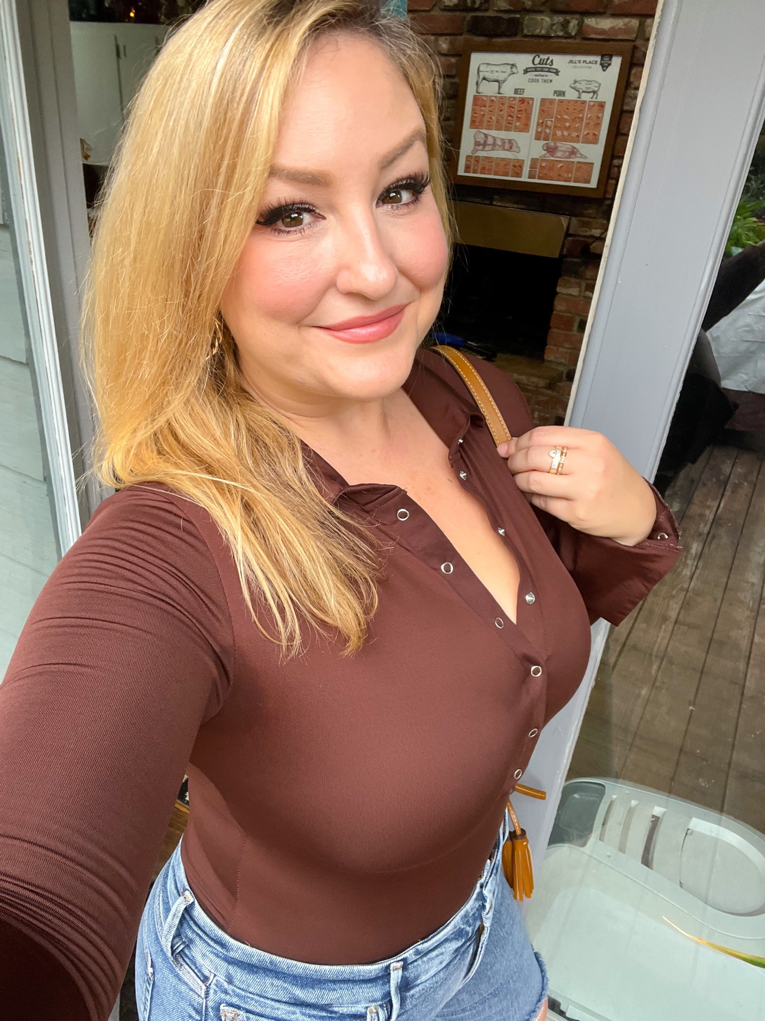 Warm casual bodysuit that’s buttery soft and doesn’t break the bank… yes please!
Wearing size XL 

#LTKunder50 #LTKSeasonal #LTKcurves