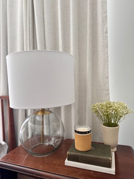 Transitional lamps that go with so many different design styles for your home. Clear glass visual comfort look for less lamps from Amazon! Love the price point on these and the faux baby’s breath arrangement from Target is around $10 right now on sale! 😍 

#LTKFindsUnder100 #LTKFindsUnder50 #LTKHome