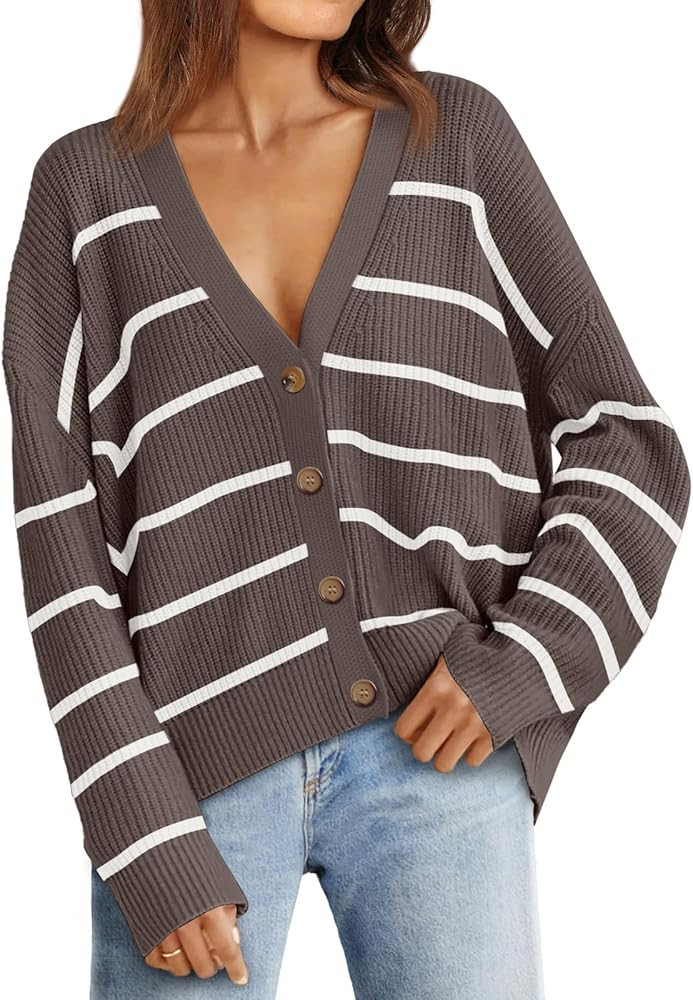 LILLUSORY Cardigan Sweaters for Women 2024 Fall Fashion Oversized Lightweight Sweater Knit Work J... | Amazon (US)