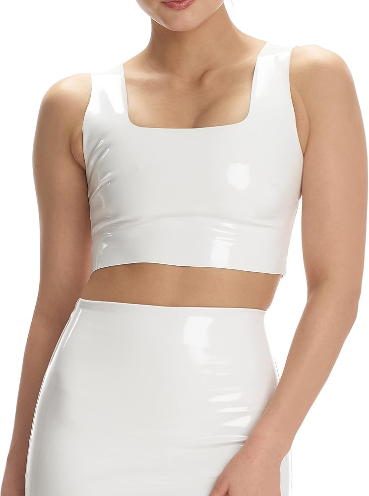 commando Faux Patent Leather Crop Top FLT110 | Amazon (US)
