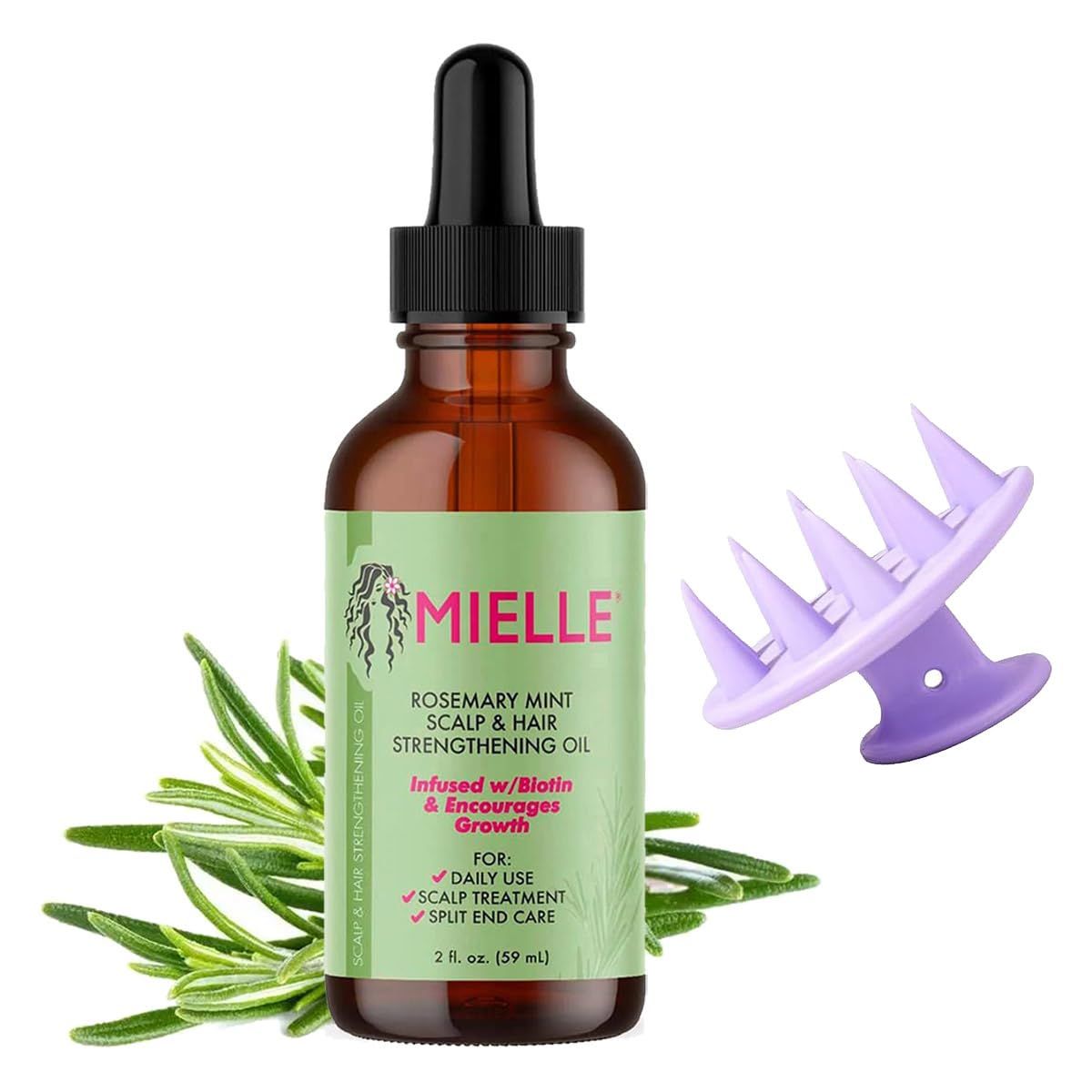 Mielle Rosemary Mint Oil 1 Bottles 59ml,with a Scalp Massager Hair Comb | Amazon (CA)