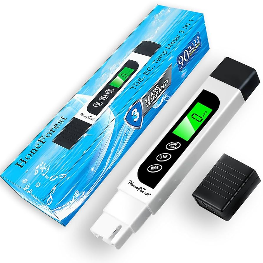 Water Quality Tester, Accurate and Reliable, TDS Meter, EC Meter & Temperature Meter 3 in 1, 0-99... | Amazon (US)