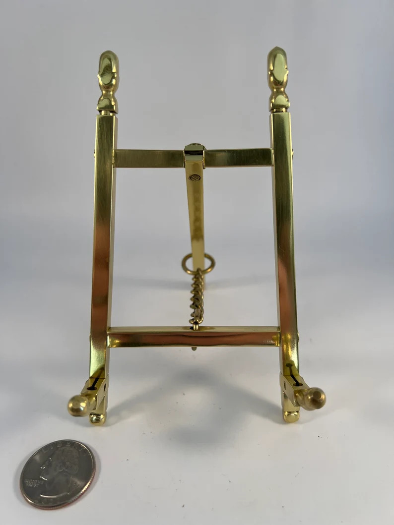 Rare Vintage Brass Folding Easel Display Art 5 High - Etsy | Etsy (US)