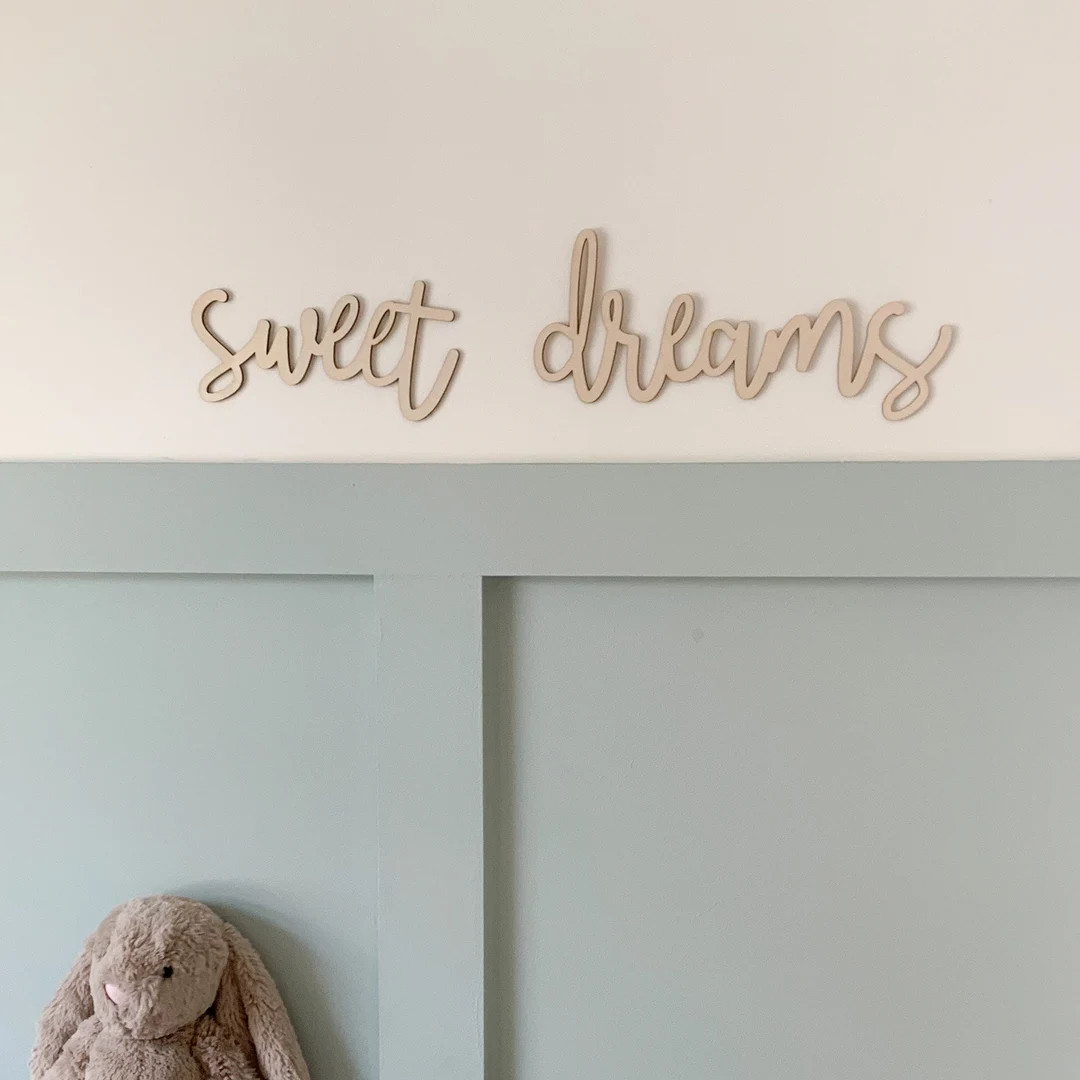 Sweet Dreams, Kids Wall Sign Door Sign, Wooden Words for Walls, Quotes for Kids Room, Sweet Dream... | Etsy (US)
