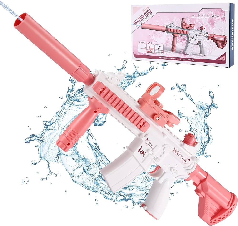 Electric Water Gun, Squirt Gun Toys, Automatic Water Soaker Gun up to 20 FT Long Range, Water Bla... | Amazon (US)