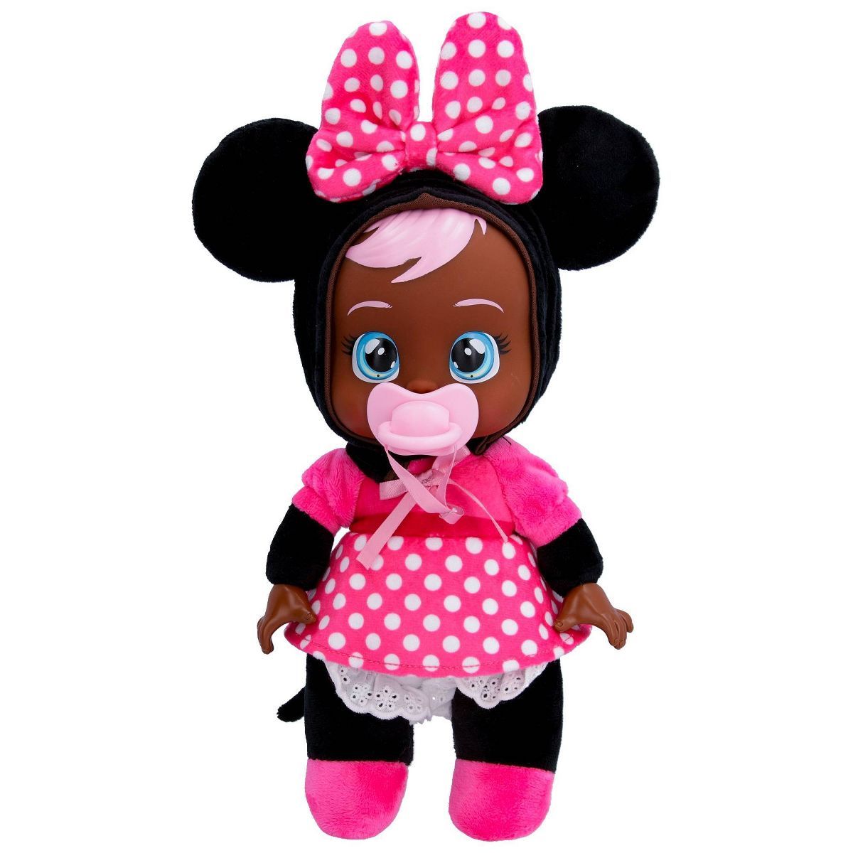 Cry Babies Disney 9" Plush Baby Doll Tiny Cuddles Inspired by Disney Minnie Mouse That Cry Real T... | Target