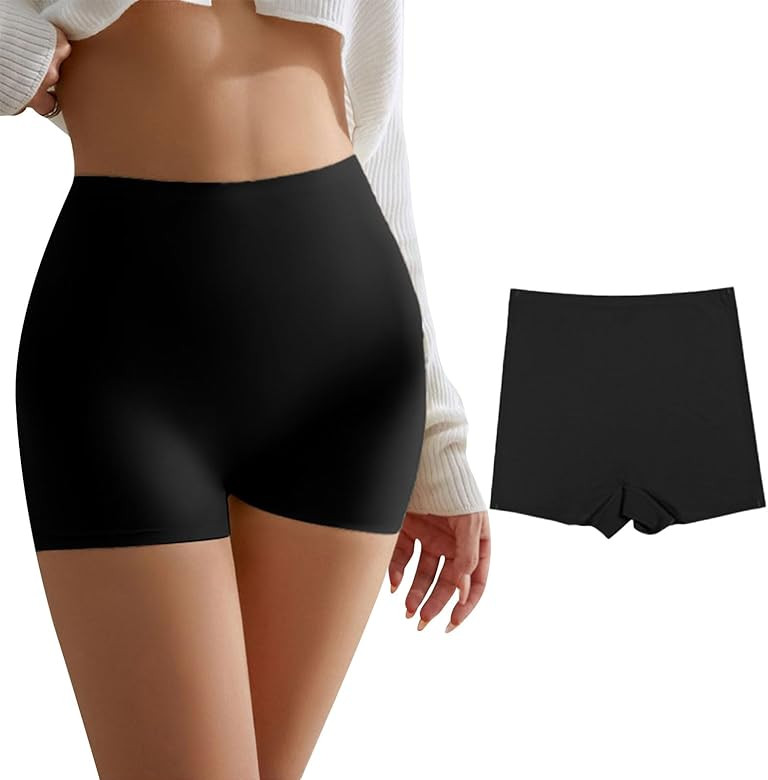 Womens Boy Shorts Seamless Underwear Anti Chafing Soft Biker Short Boxers | Amazon (US)