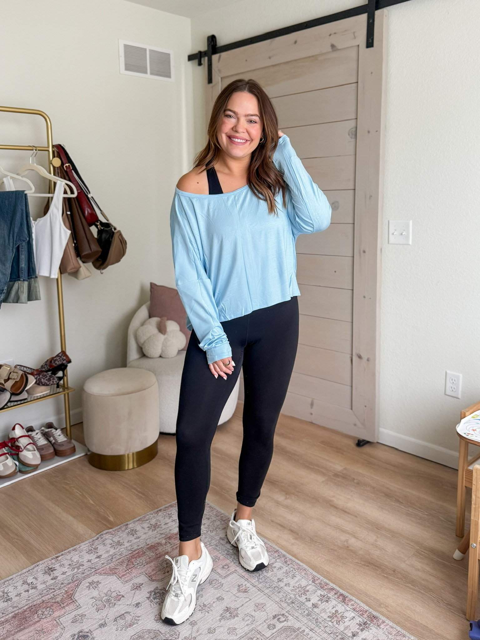 Comfy & vibrant long sleeve tee perfect for a workout or running errands
 

 #LTKootd #LTKActive #LTKMidsize