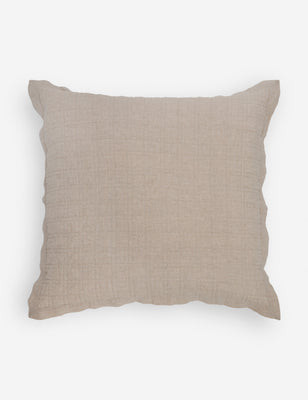 Owen Linen Cotton Sham by Pom Pom at Home, White King | Lulu and Georgia 