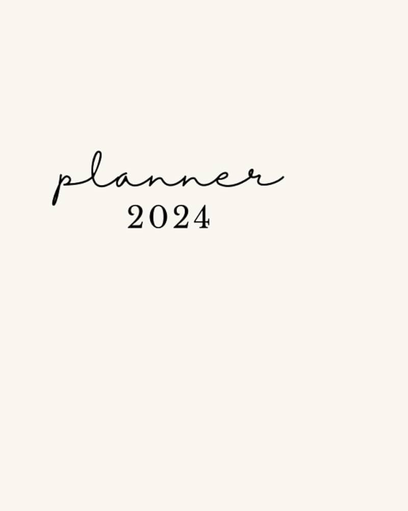 Beige Minimalist Daily Planner 2024 | Amazon (US)