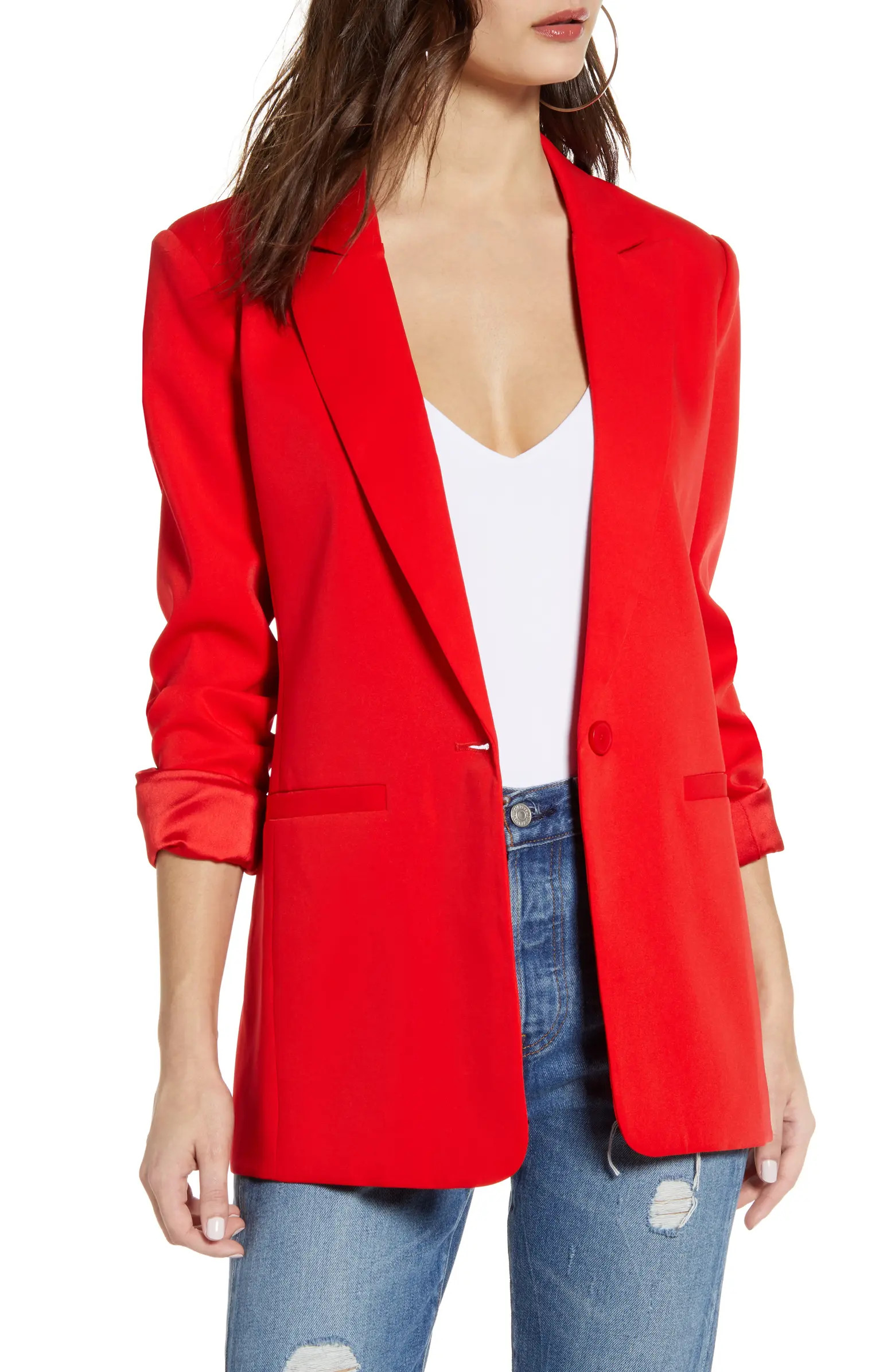 Tailored Single Button Blazer | Nordstrom