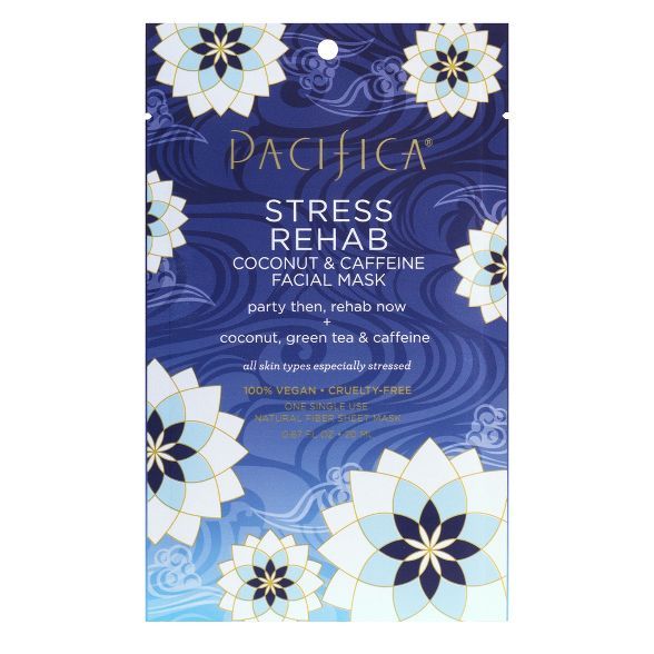 Pacifica Stress Rehab Coconut and Caffeine Face Mask 0.67 fl oz | Target