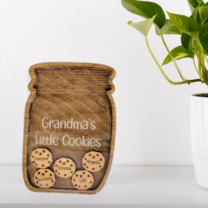 Grandkids Magnet, Wood Family Magnet, Mothers Day Personalized Gift, Grandparents Day Gift, Gift ... | Etsy (US)
