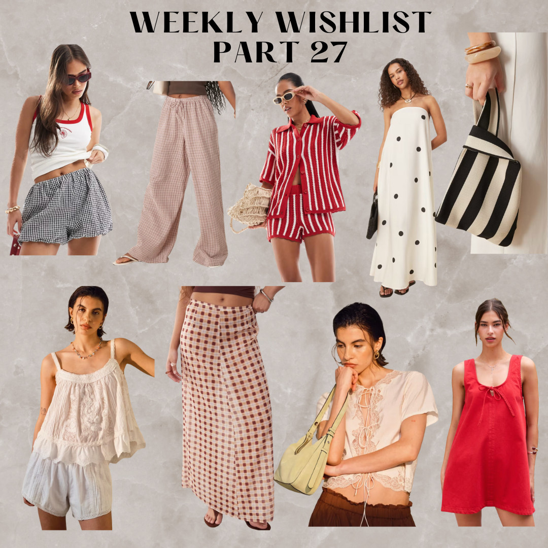 Weekly Wish list part 27
Some very chic pieces I found at ASOS

boho tops, lace flowy tops, mini dress, summer co-ords 

 #LTKuk #LTKsummer #LTKeurope