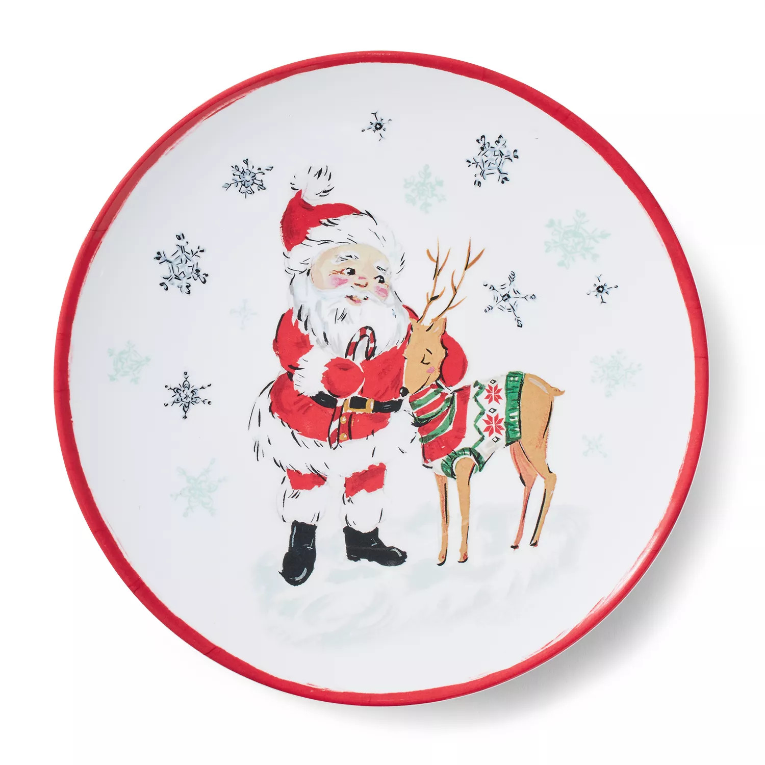 Sur La Table Kids Santa Dinner Plate | Sur La Table