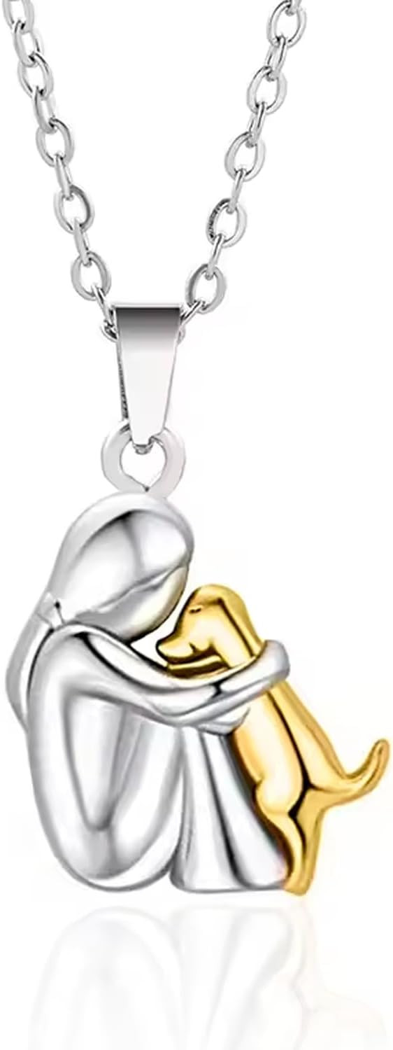 Colar Pet Cachorro Abraço Amor Mãe De Pet Presente Feminino | Amazon (BR)