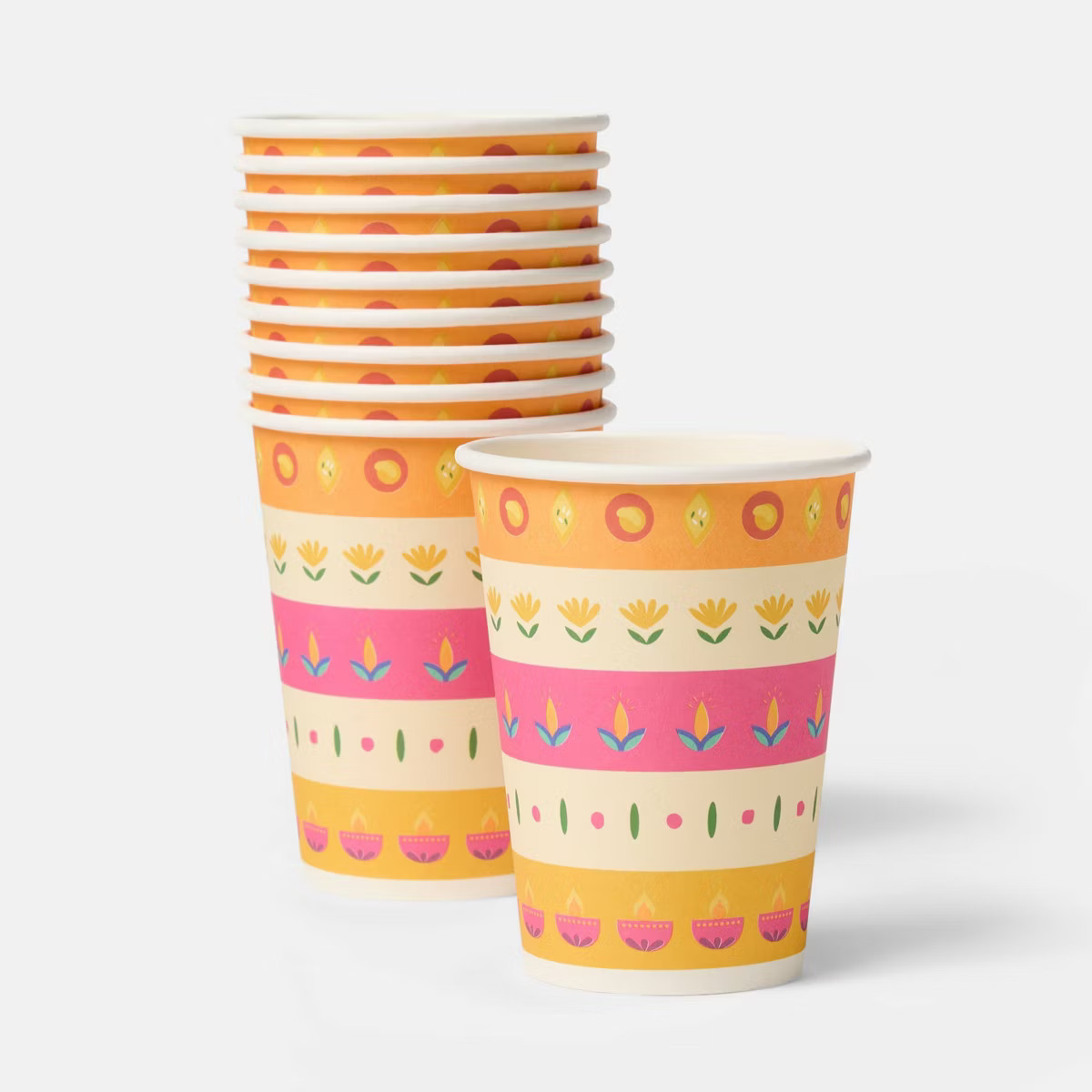 Diwali Paper 9 oz Cups - 10ct | Target