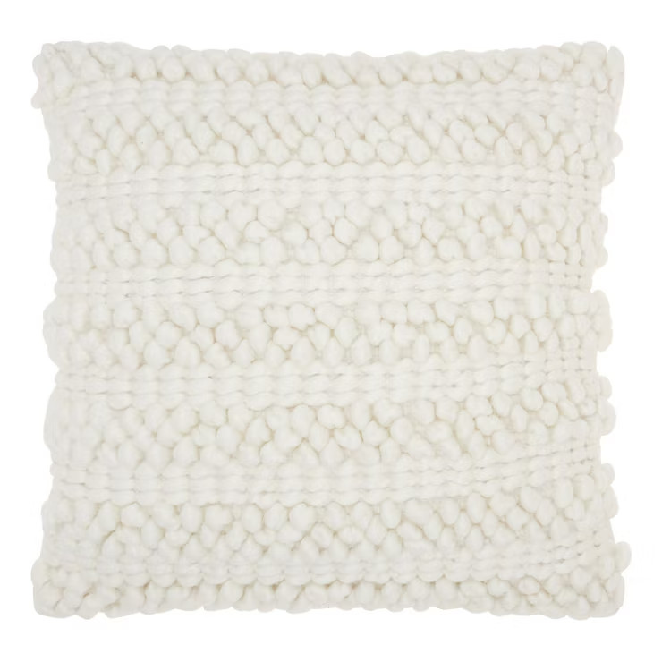 Woven Striped Life Styles Square Throw Pillow - Mina Victory | Target