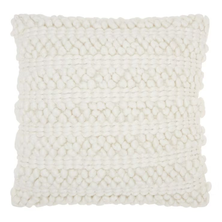 Woven Striped Life Styles Square Throw Pillow - Mina Victory | Target